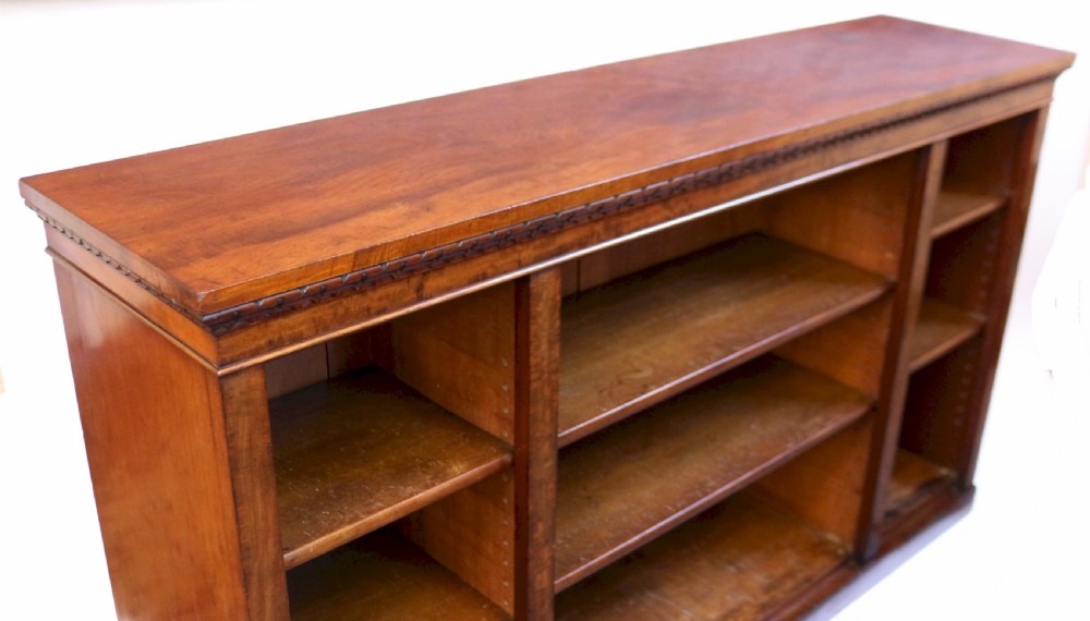 William 1V Mahogany 3 Section Dwarf Open Bookcase View VII