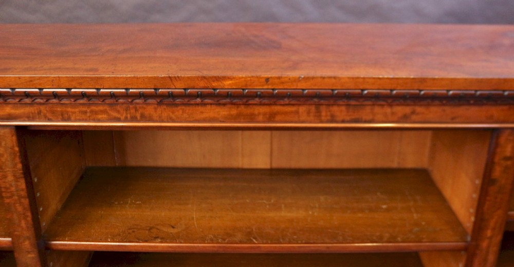 William 1V Mahogany 3 Section Dwarf Open Bookcase View IX