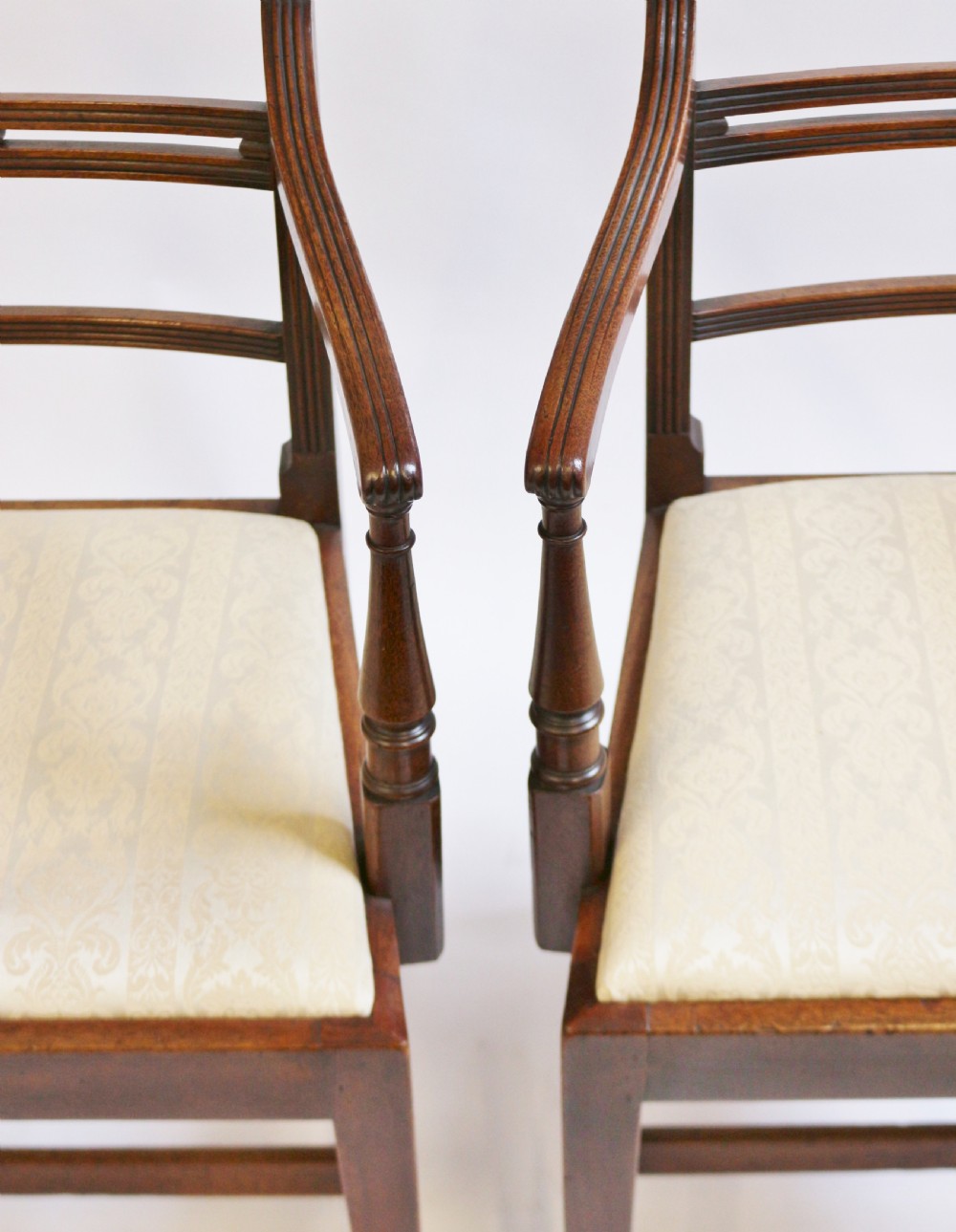 George 111 Mahogany Pair of Armchairs on Square Tapered Legs View VII