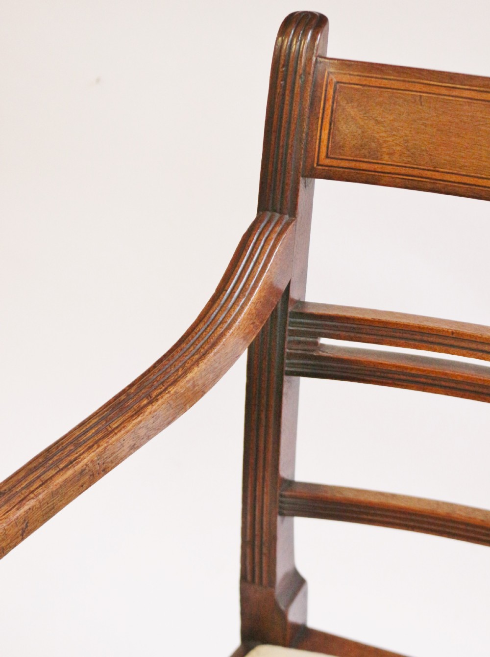 George 111 Mahogany Pair of Armchairs on Square Tapered Legs View VIII