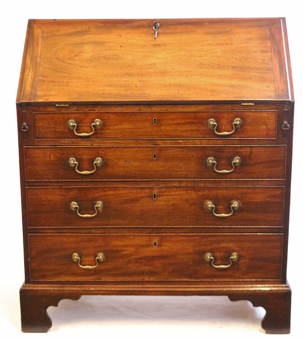 George 111 Mahogany 4 Drawer Bureau