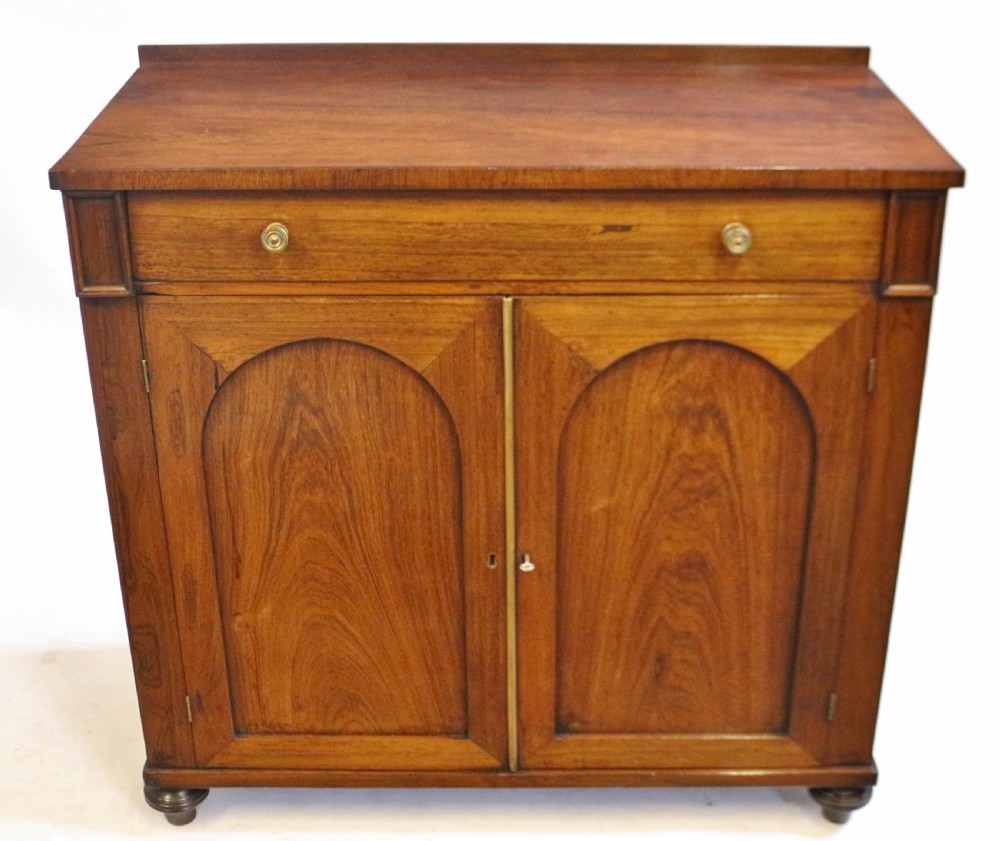 William 1V Rosewood 2 Door Side Cupboard