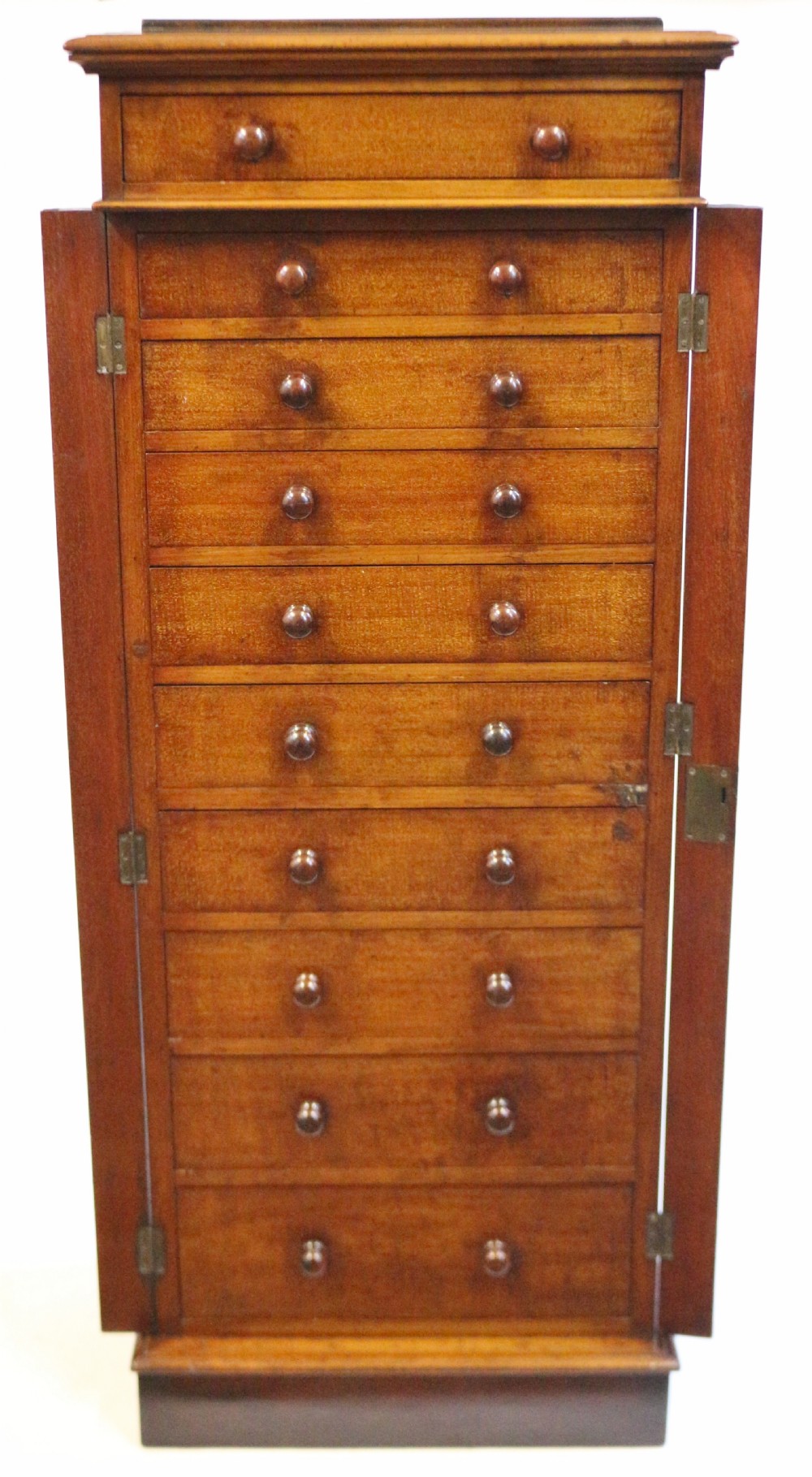 Victorian Mahogany 10 Drawer Wellington Chest View III