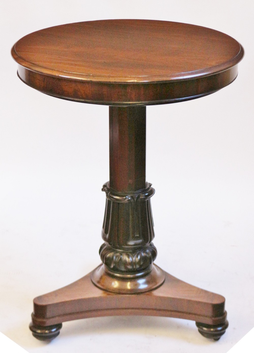 William 1V Mahogany Pedestal 3 Tier Collapsible Dumb Waiter View IV