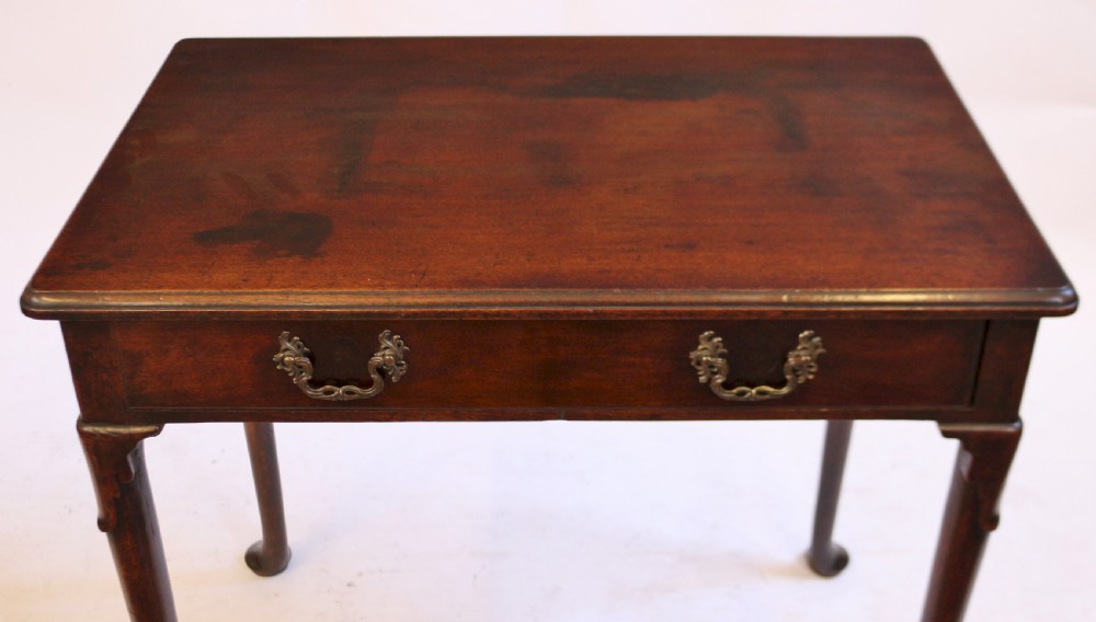 Early George 111 Mahogany 1 Drawer Side Table View II