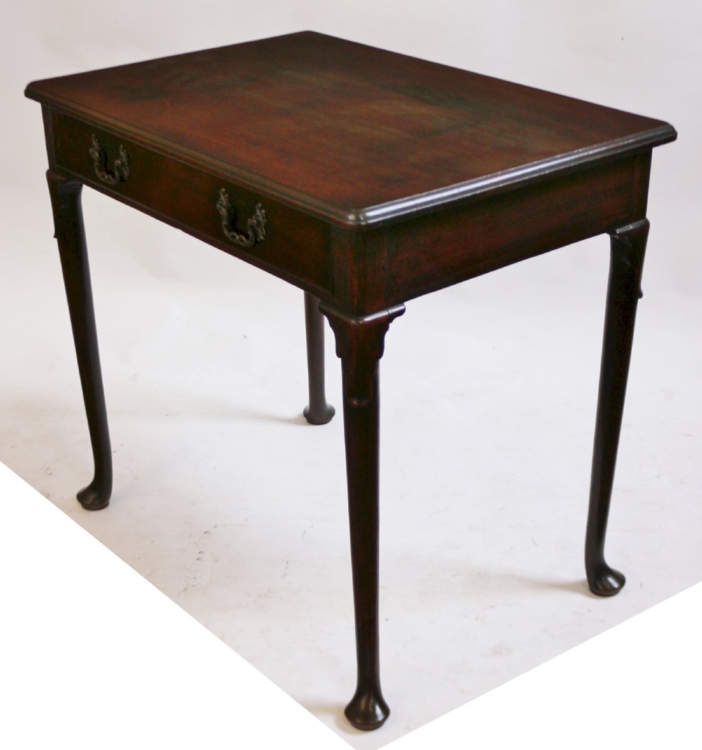 Early George 111 Mahogany 1 Drawer Side Table View III