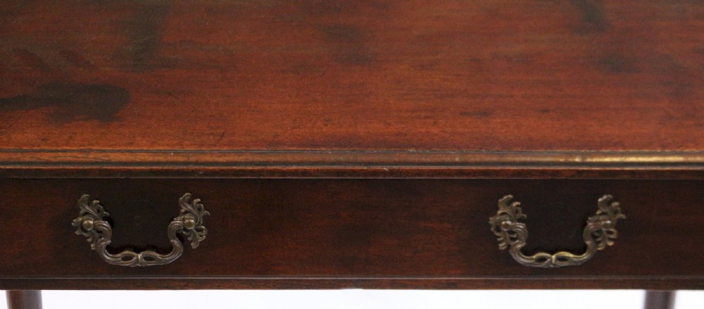 Early George 111 Mahogany 1 Drawer Side Table View V