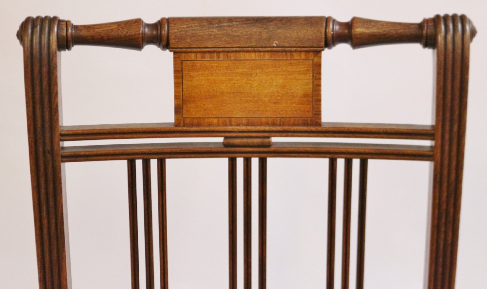 George 111 Mahogany Set of 6 Dining Chairs View V