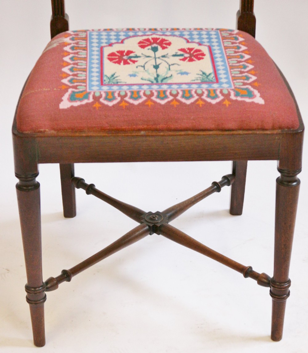 George 111 Mahogany Set of 6 Dining Chairs View VII