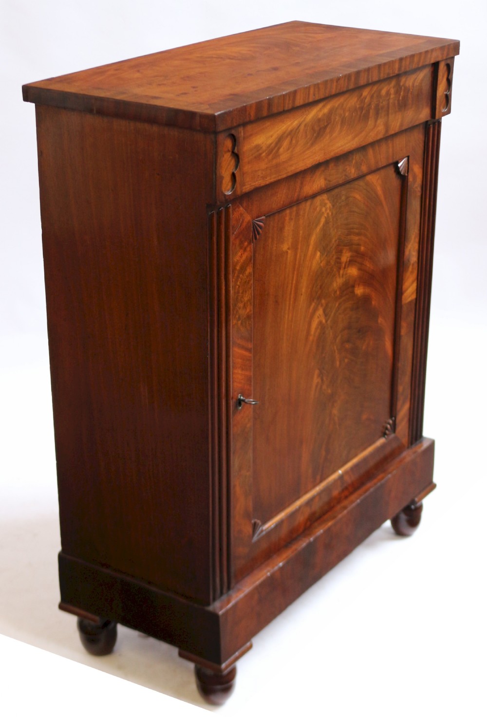 George IV Flared Mahogany Single Door Side Cupboard View III