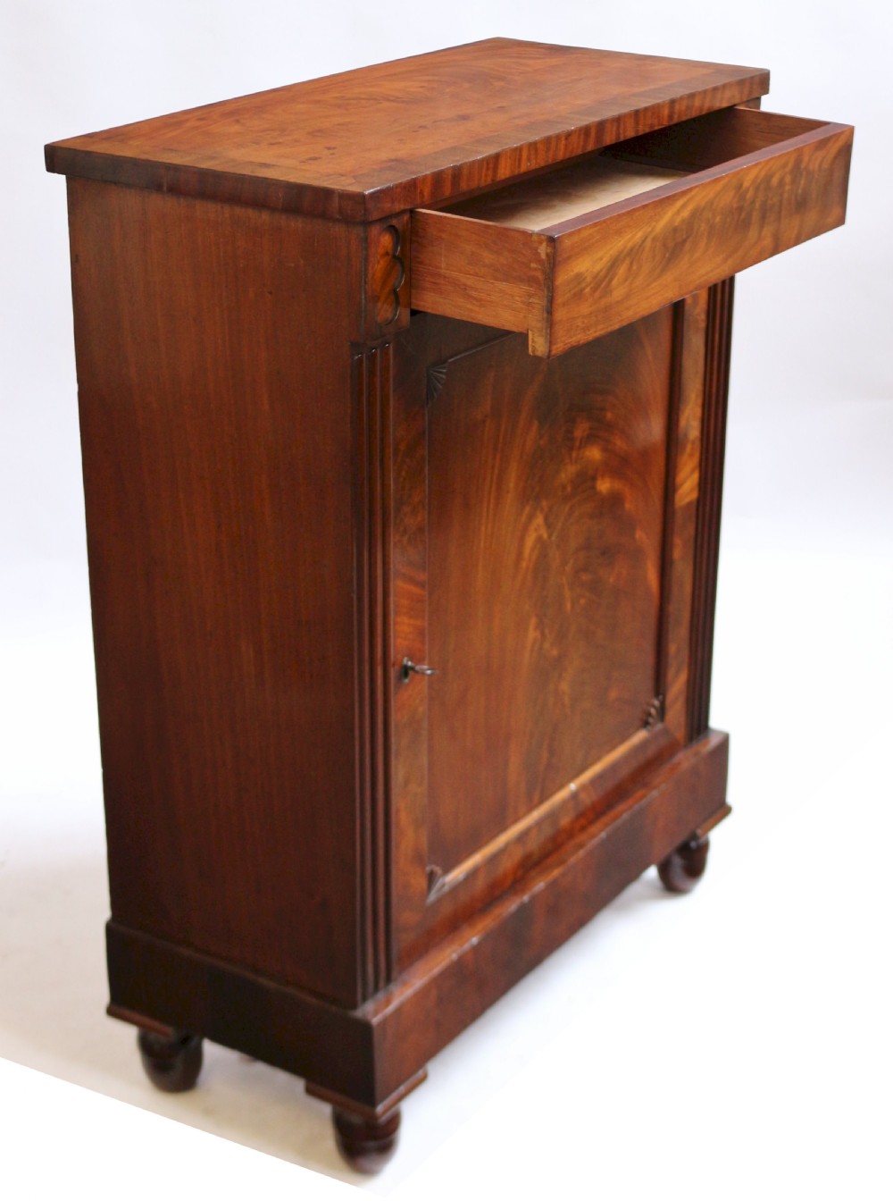 George IV Flared Mahogany Single Door Side Cupboard View IV