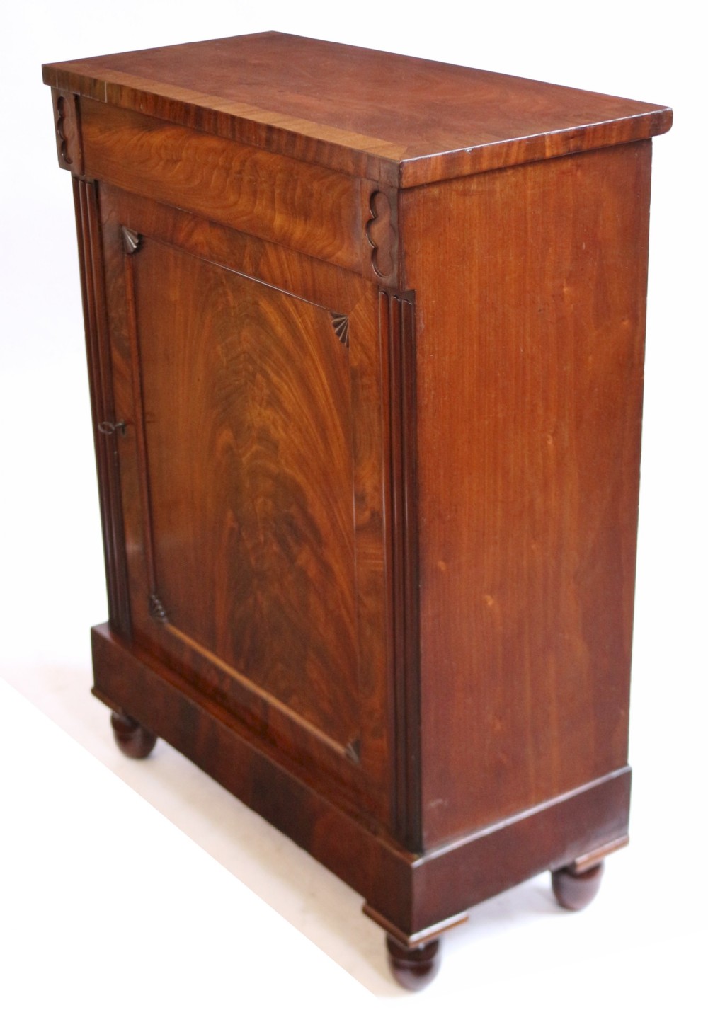 George IV Flared Mahogany Single Door Side Cupboard View V
