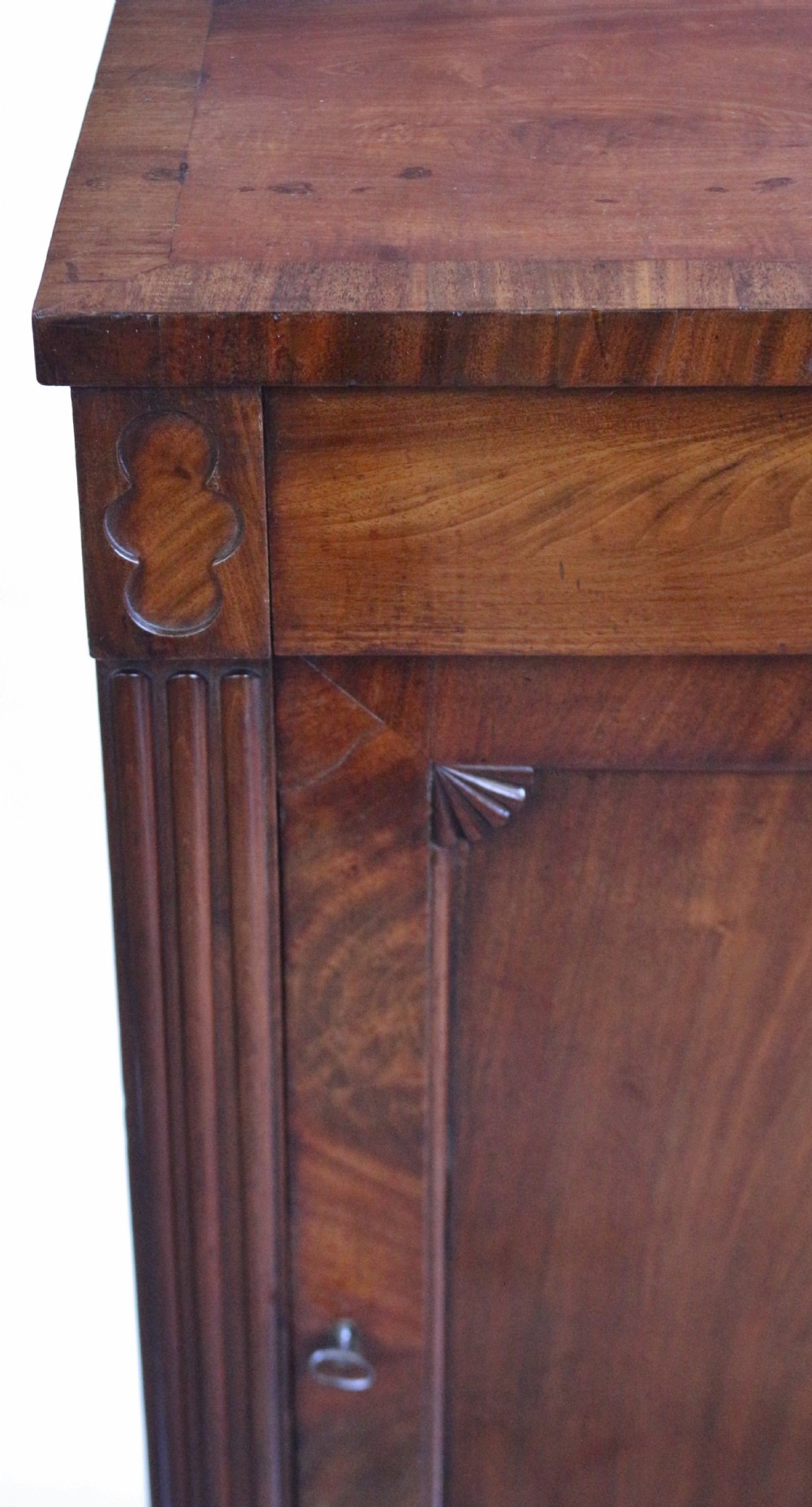 George IV Flared Mahogany Single Door Side Cupboard View VII