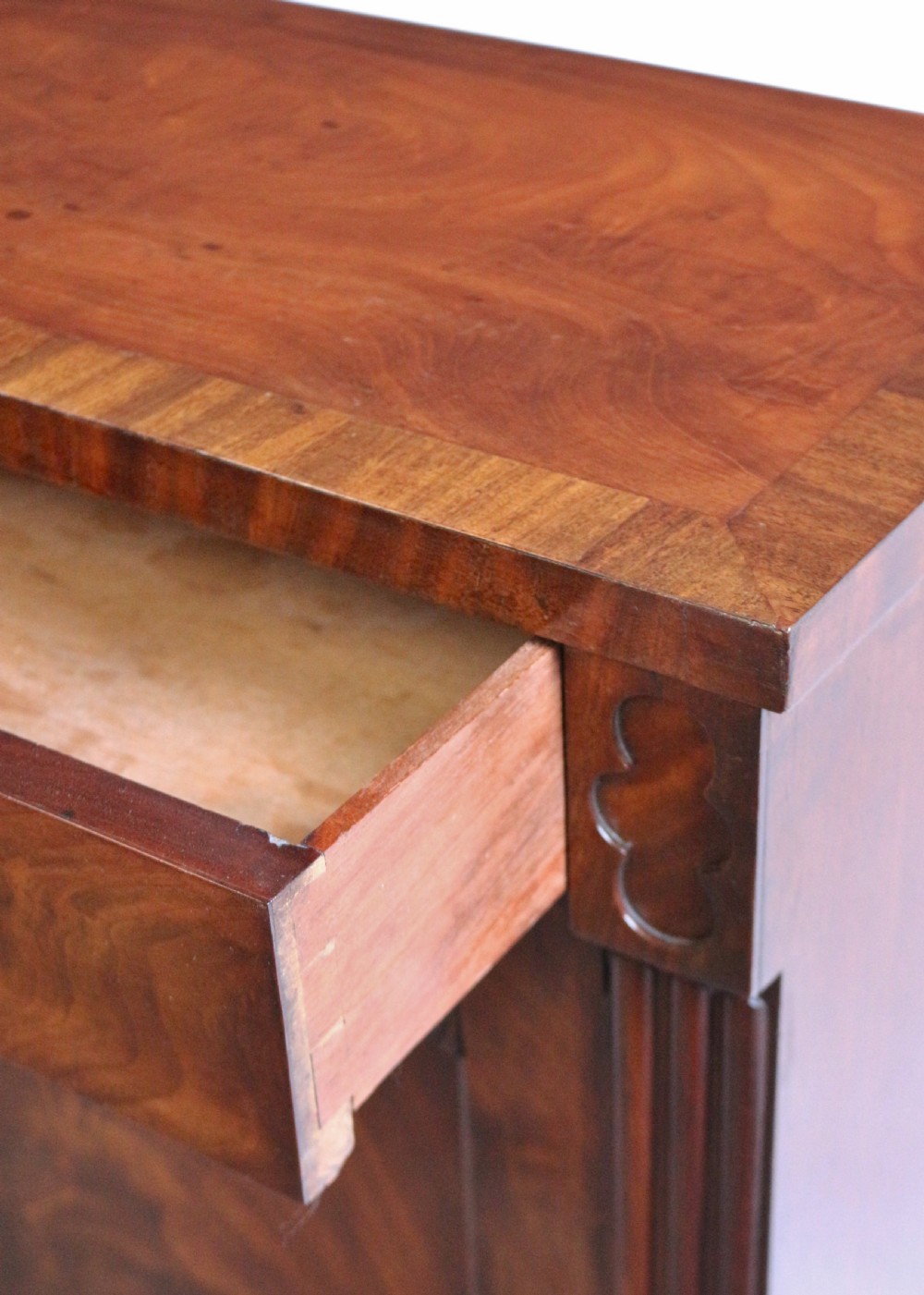 George IV Flared Mahogany Single Door Side Cupboard View VIII