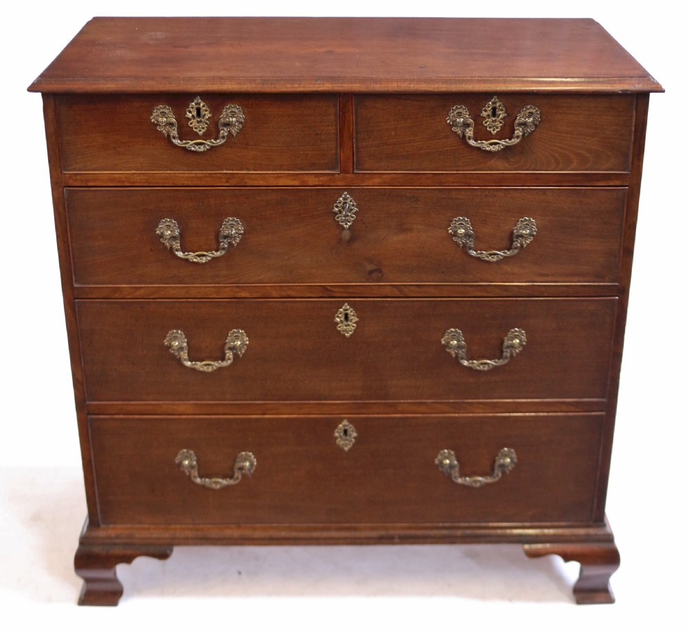 Fine George 111 Mahogany 5 Drawer Chest 