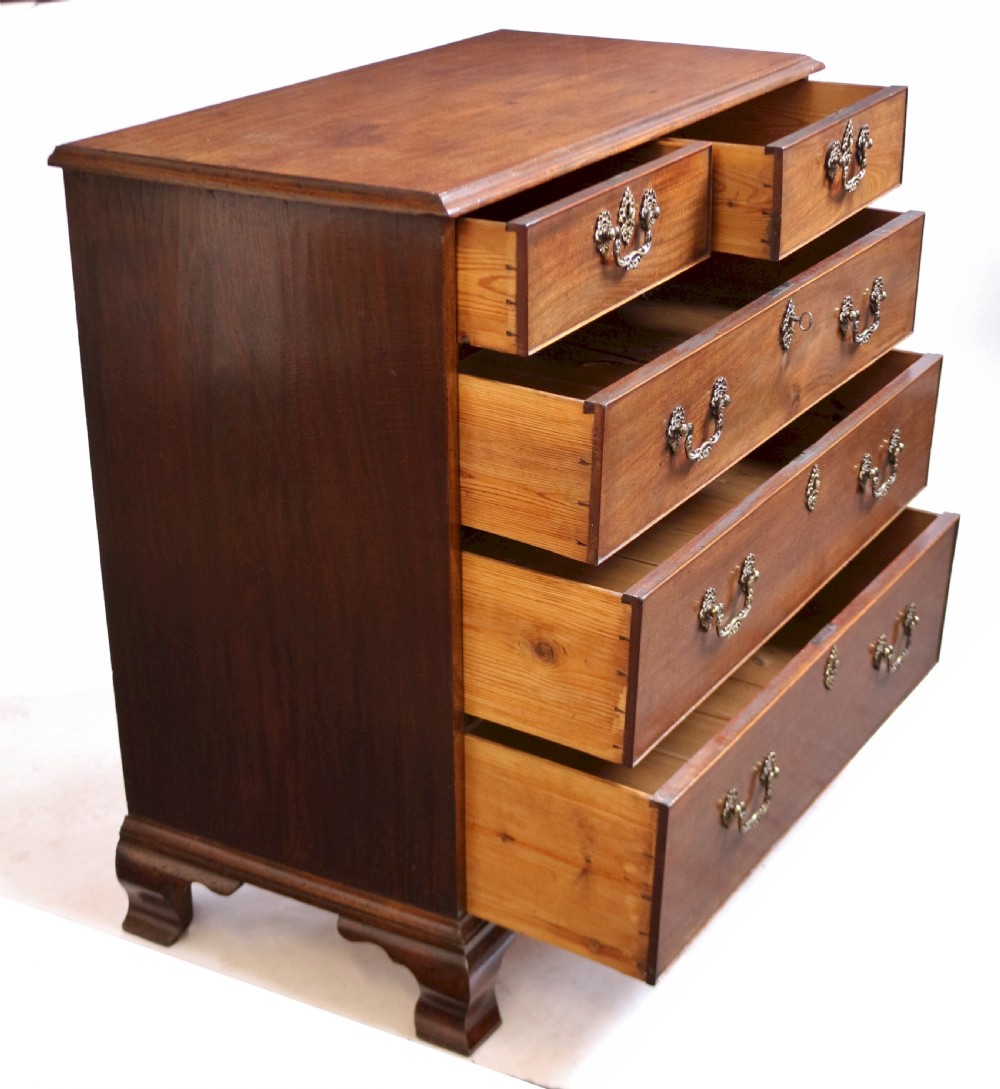 Fine George 111 Mahogany 5 Drawer Chest  View II