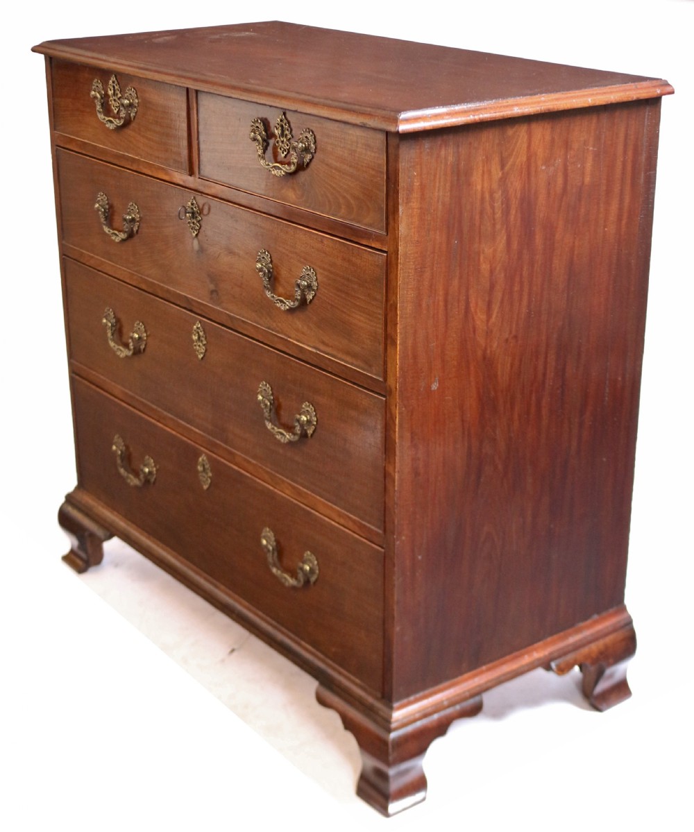 Fine George 111 Mahogany 5 Drawer Chest  View III