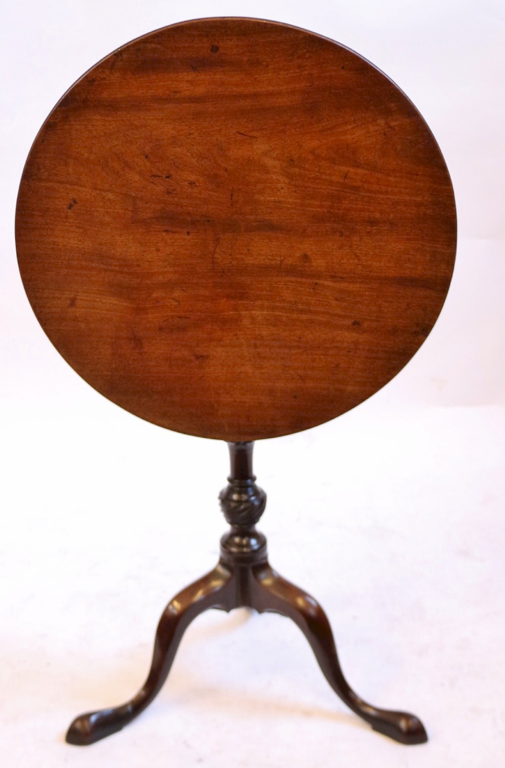 George 111 Mahogany Circular Tilt Top Tripod Wine Table View III