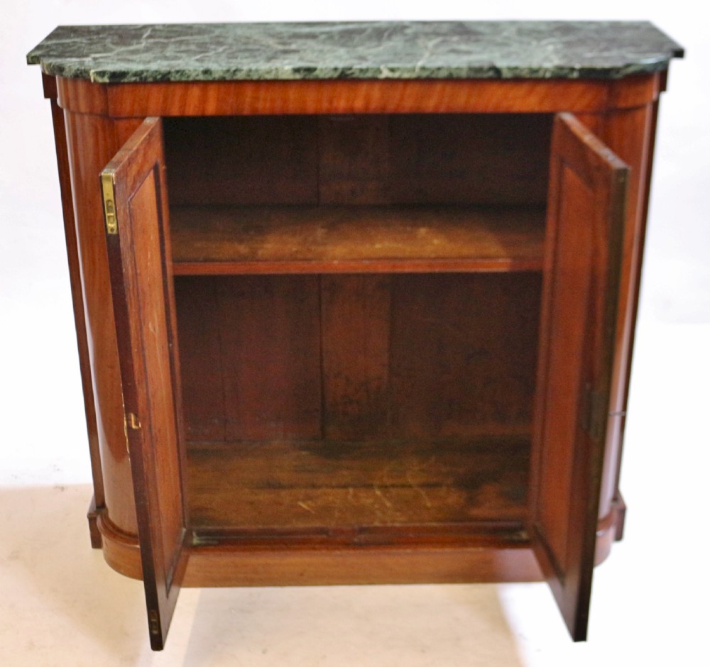 George 1V Mahogany 2 Door Shaped Side Cabinet View IV