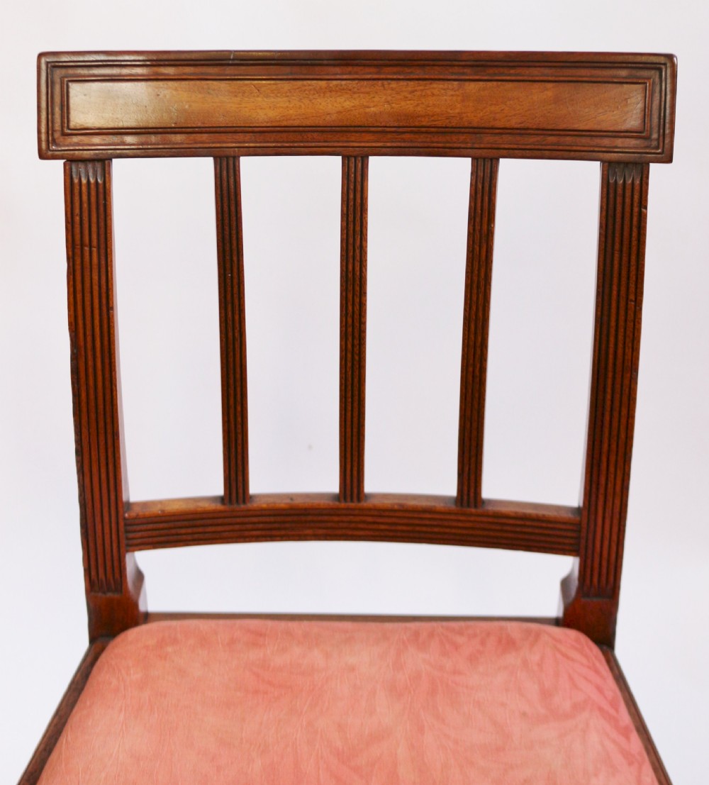 George 111 Mahogany Fine Set of 8 Dining Chairs including Pair of Armchairs View IX