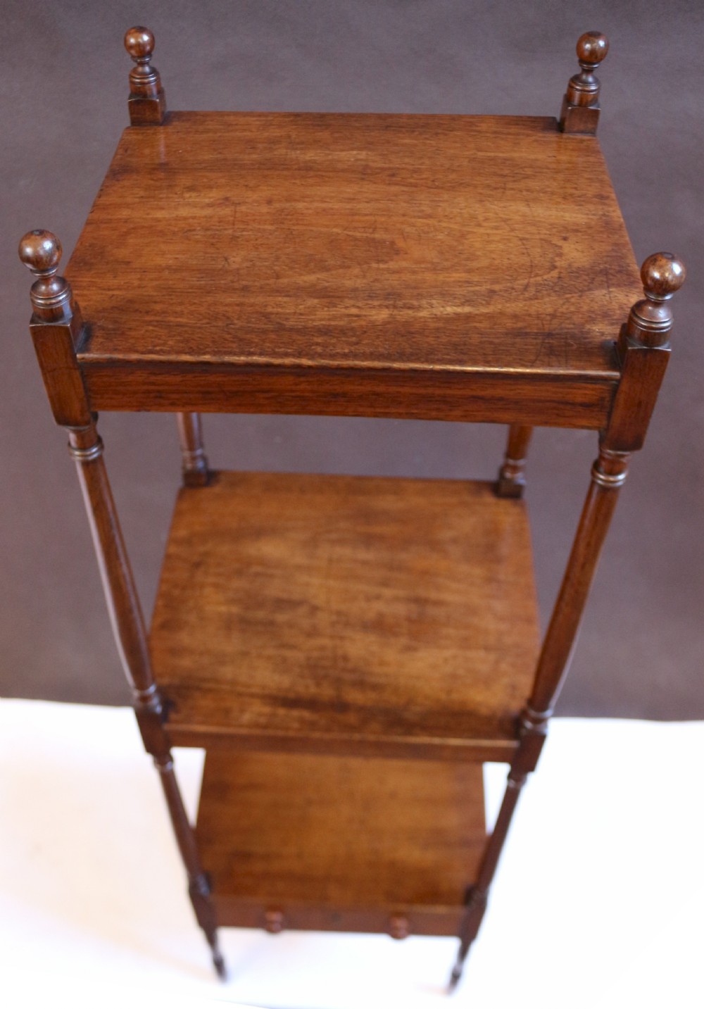 George 111 Mahogany 3 Tier Whatnot View VI