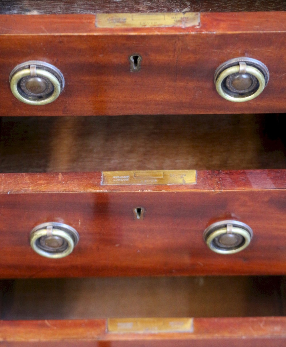 Victorian Mahogany 3 Part 9 Drawer Kneehole Desk View V