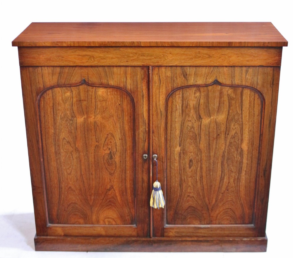 William 1V Rosewood 2 Door Side Cupboard