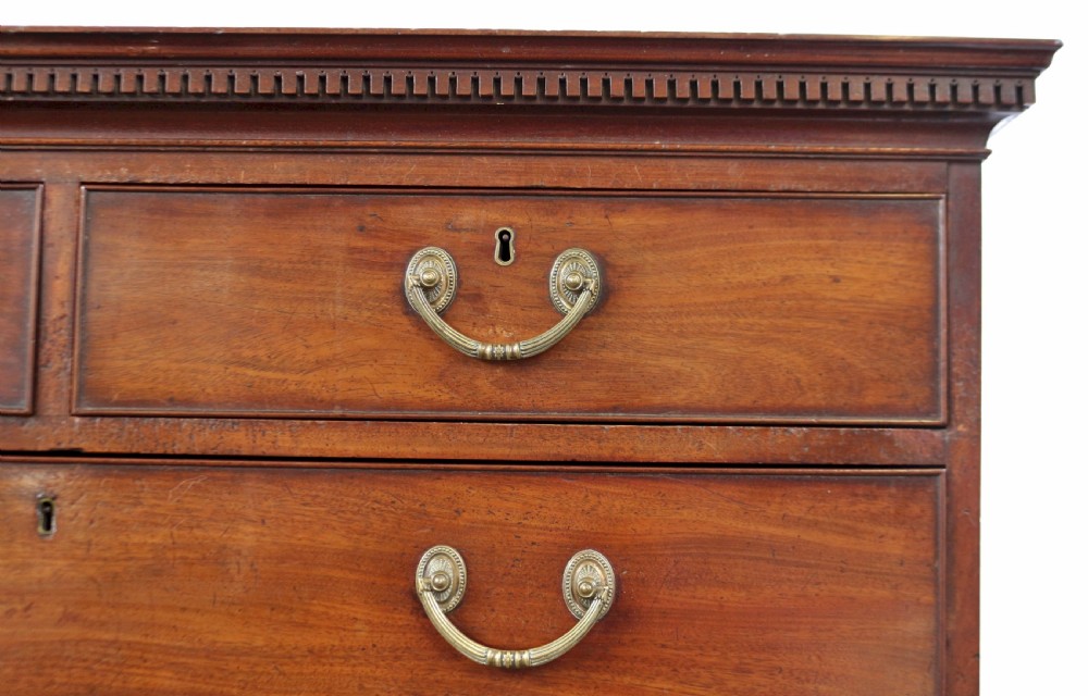 George 111 Mahogany Chest on Chest Tallboy View V