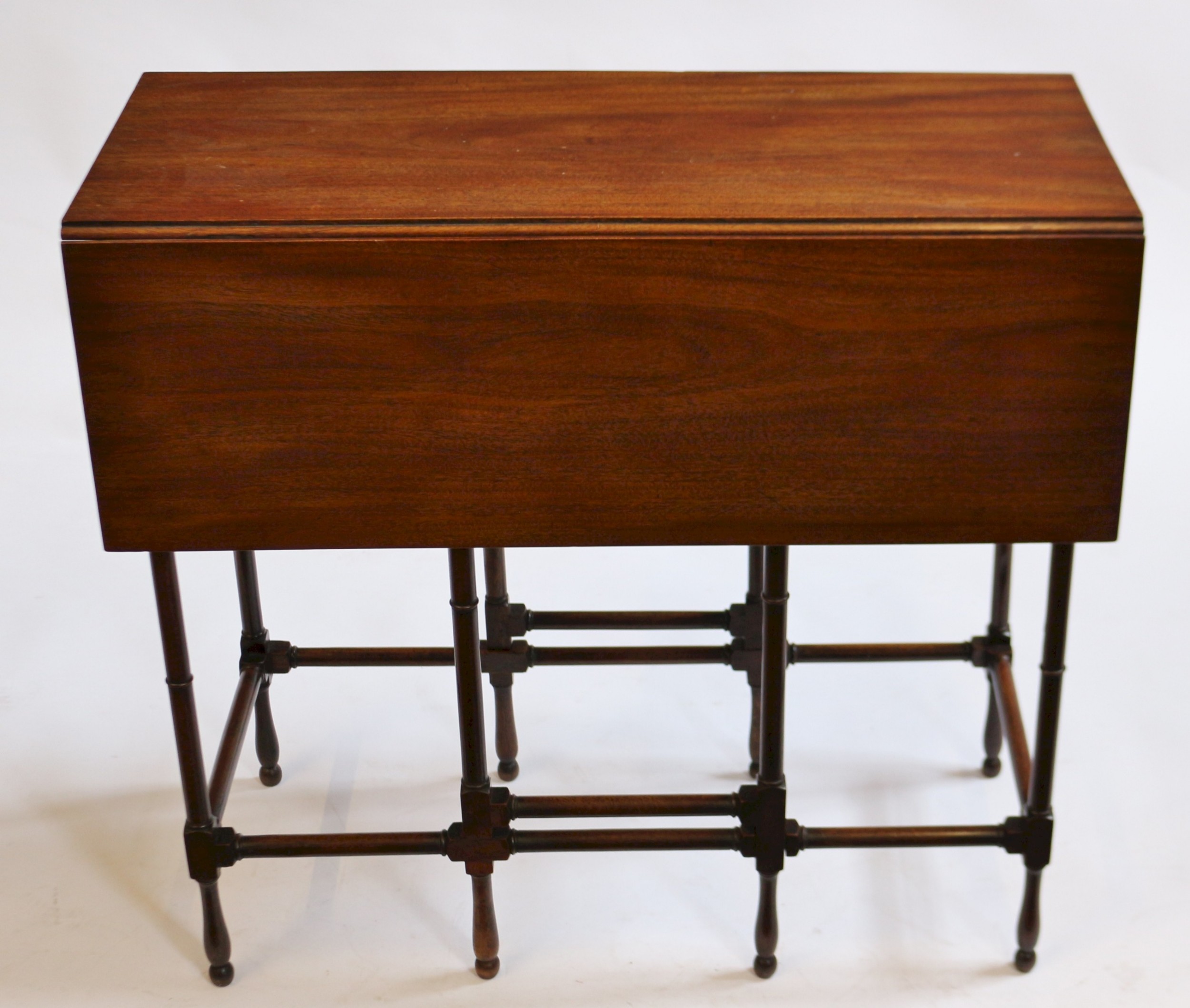 George 111 Mahogany 'Spider' Leg Small Dropleaf Table
