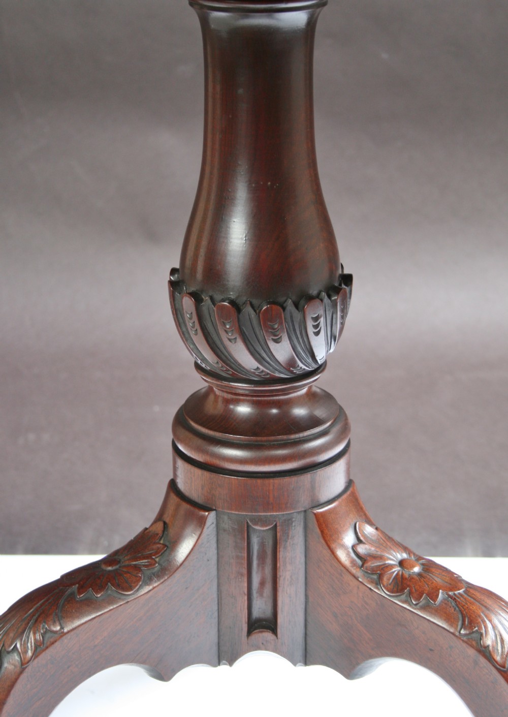George III Mahogany Circular Tilt Top Tripod Table View VIII