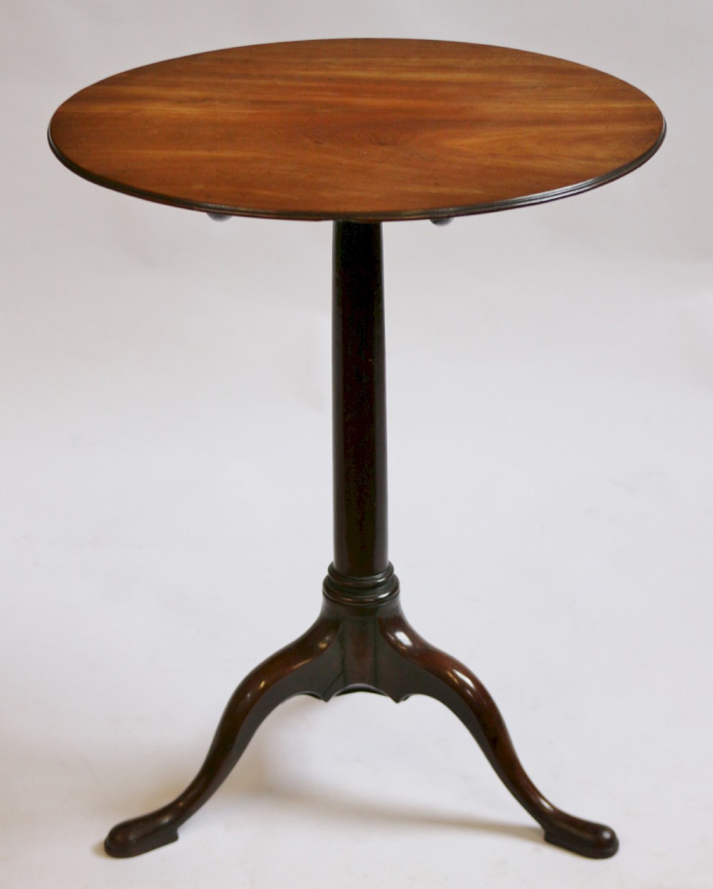 George 111 Mahogany Round Tilt Top Tripod Table View IV