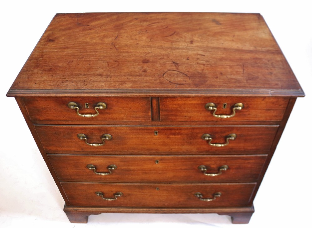 Fine George 111 Mahogany Small 5 Drawer Chest View II