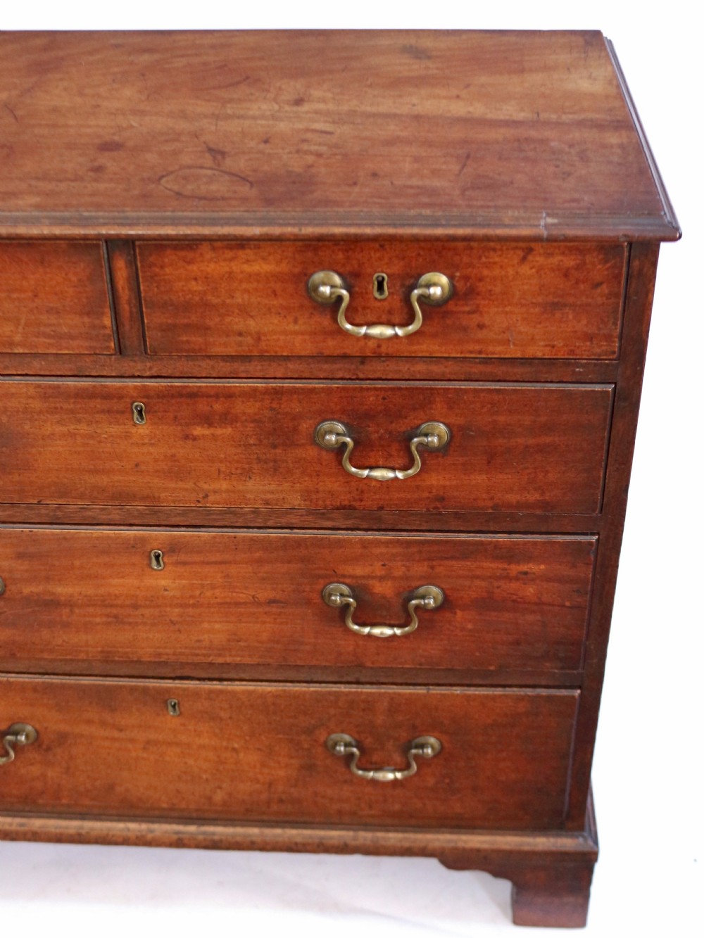 Fine George 111 Mahogany Small 5 Drawer Chest View IX