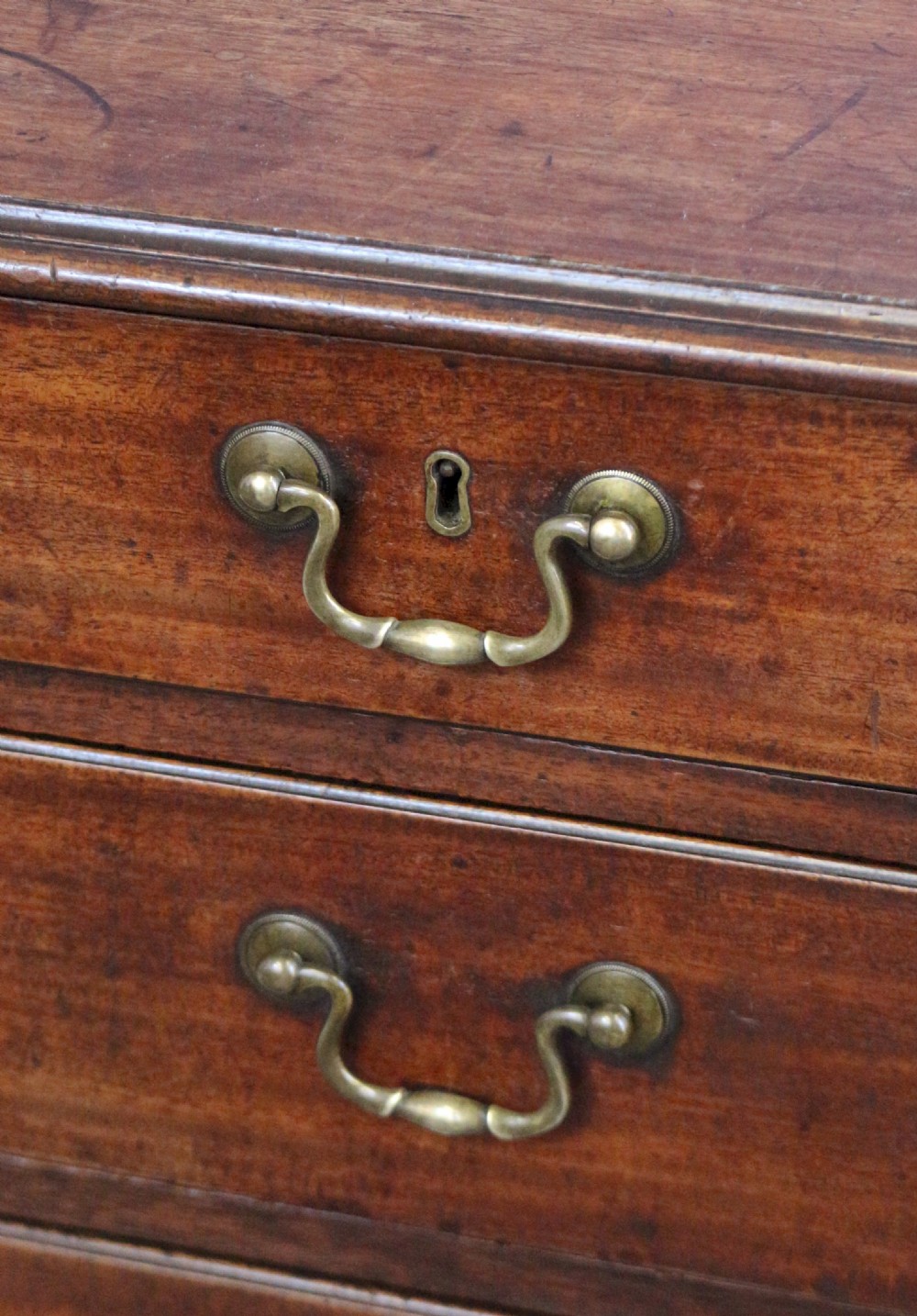Fine George 111 Mahogany Small 5 Drawer Chest View X