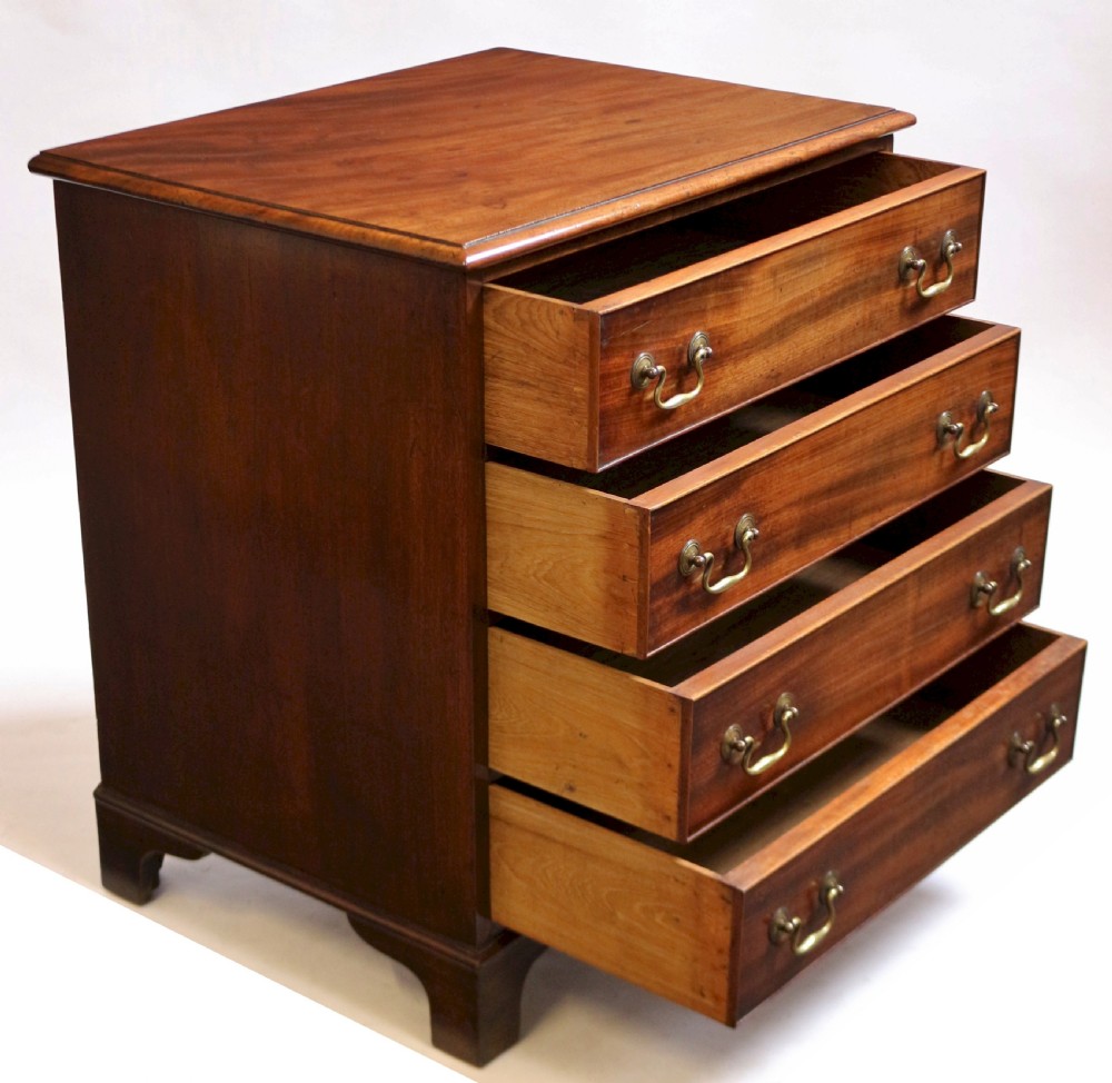 George 111 Mahogany Converted 4 Drawer Chest Commode View V
