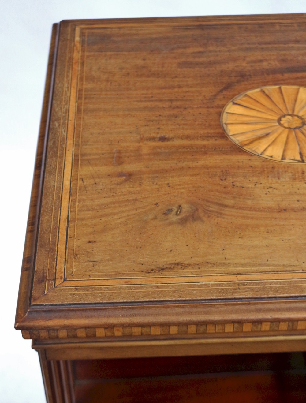Edwardian Inlaid Mahogany Revolving Bookcase by Maples View VI