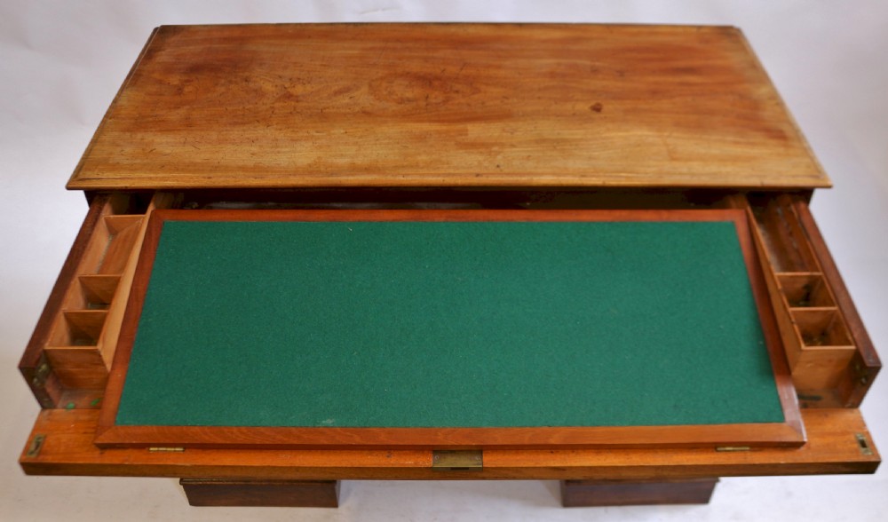 Good Quality Victorian Mahogany 9 Drawer Kneehole Desk View IV