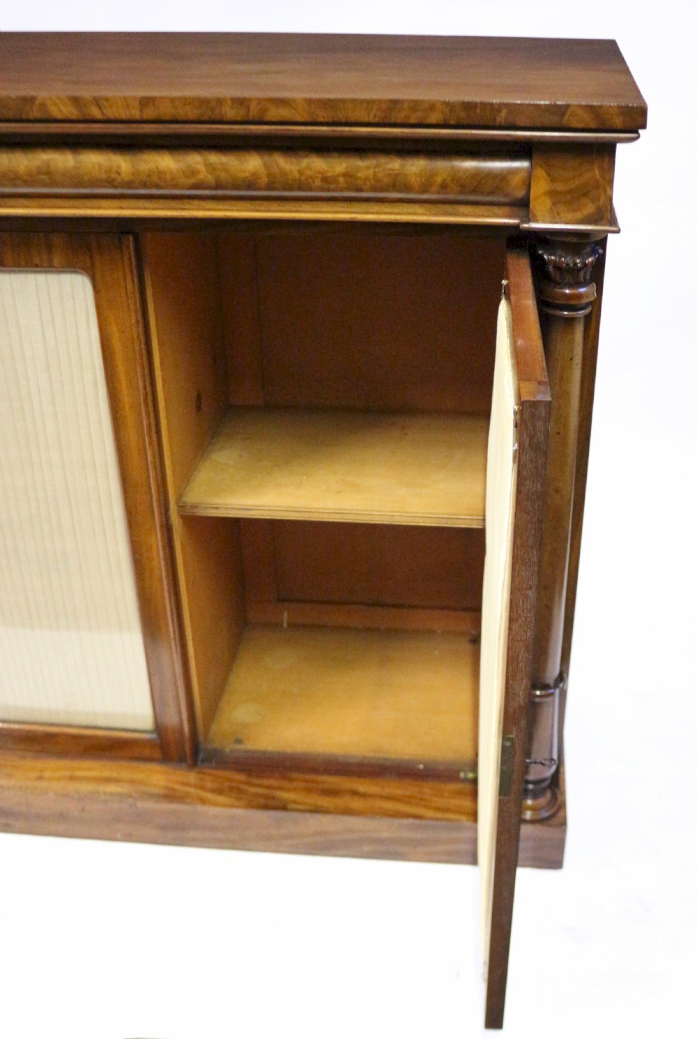 William 1V Mahogany 3 Door Side Cabinet View VI