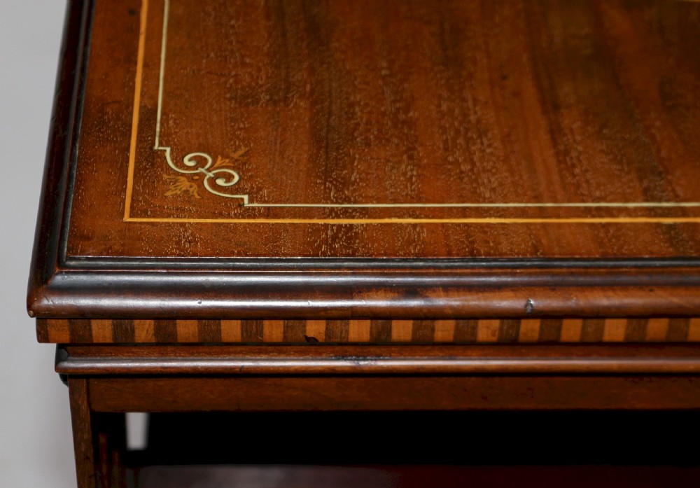 Edwardian Inlaid Mahogany Revolving Bookcase by Maples View VI