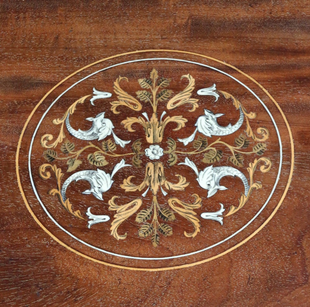 Edwardian Inlaid Mahogany Revolving Bookcase by Maples View VII