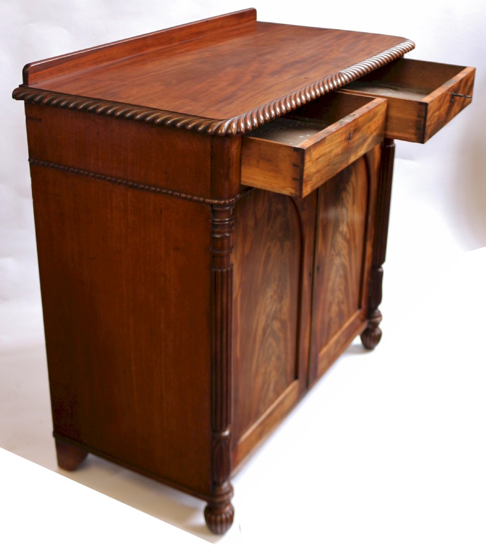 William 1V Mahogany 2 Door Side Cupboard View III
