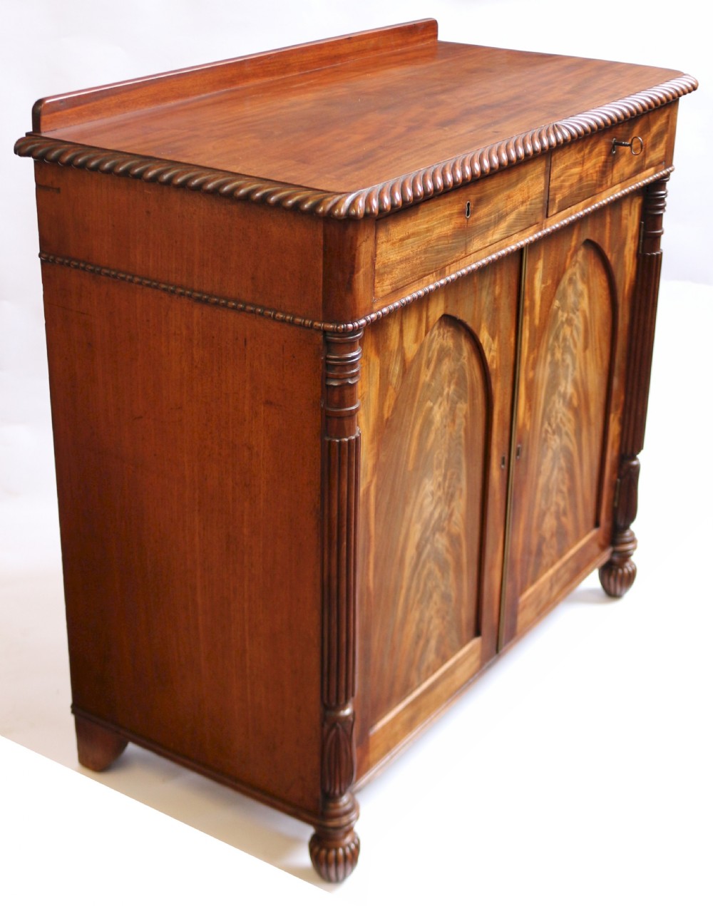 William 1V Mahogany 2 Door Side Cupboard View V