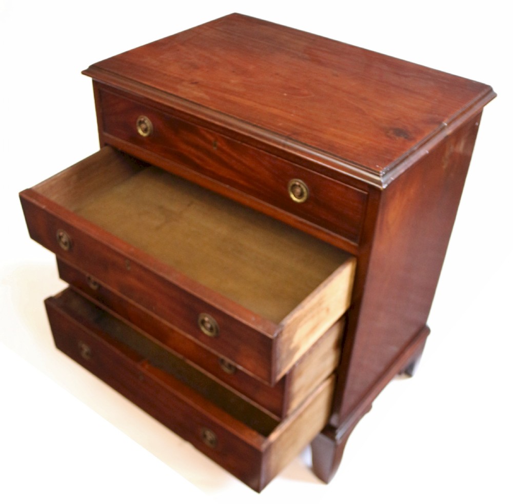 George 111 Mahogany Converted 4 Drawer Chest Commode View VI