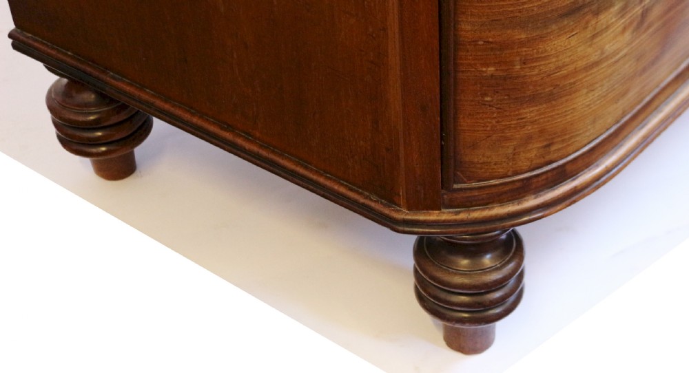 Fine Quality George 1V  Mahogany D Shaped 5 Drawer Chest View VIII
