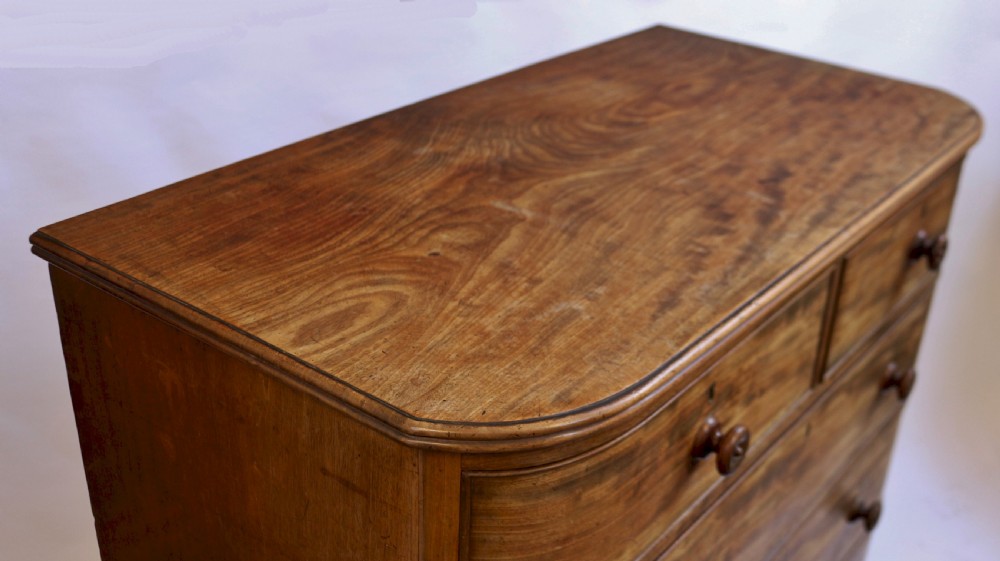 Fine Quality George 1V  Mahogany D Shaped 5 Drawer Chest View IX
