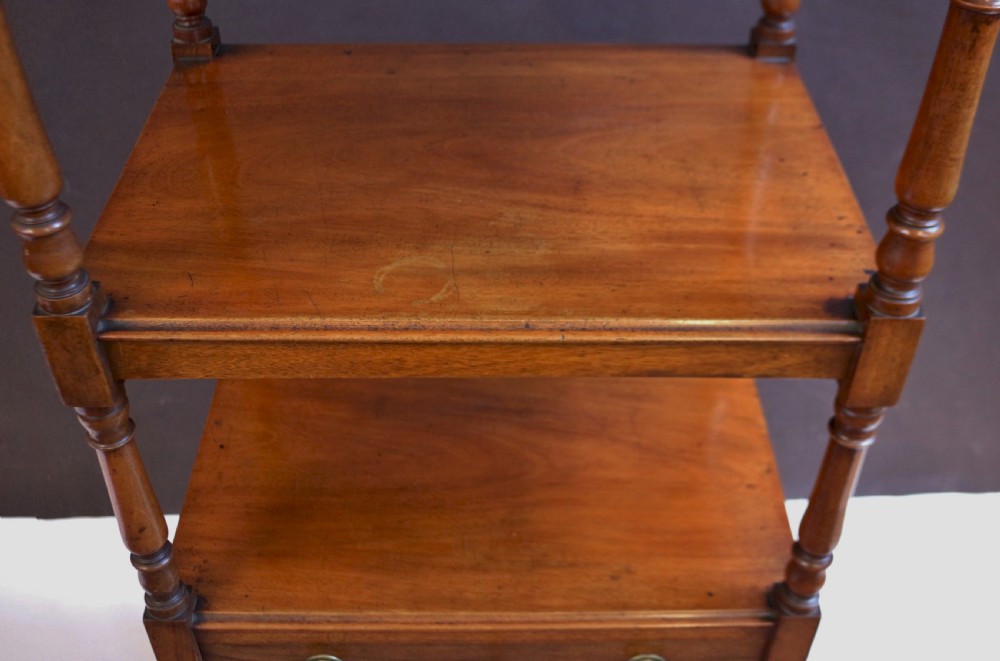 George 1V Mahogany 4 Tier Whatnot View VI