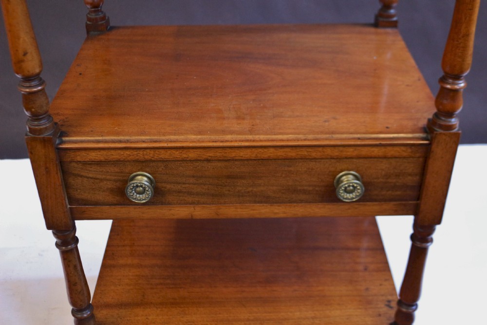 George 1V Mahogany 4 Tier Whatnot View VII