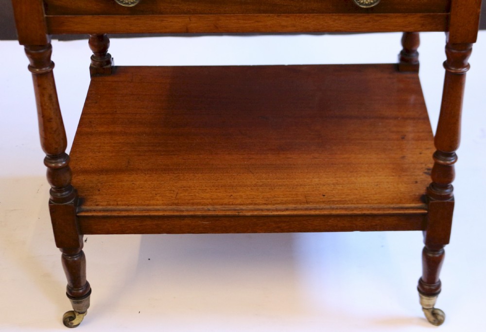 George 1V Mahogany 4 Tier Whatnot View VIII