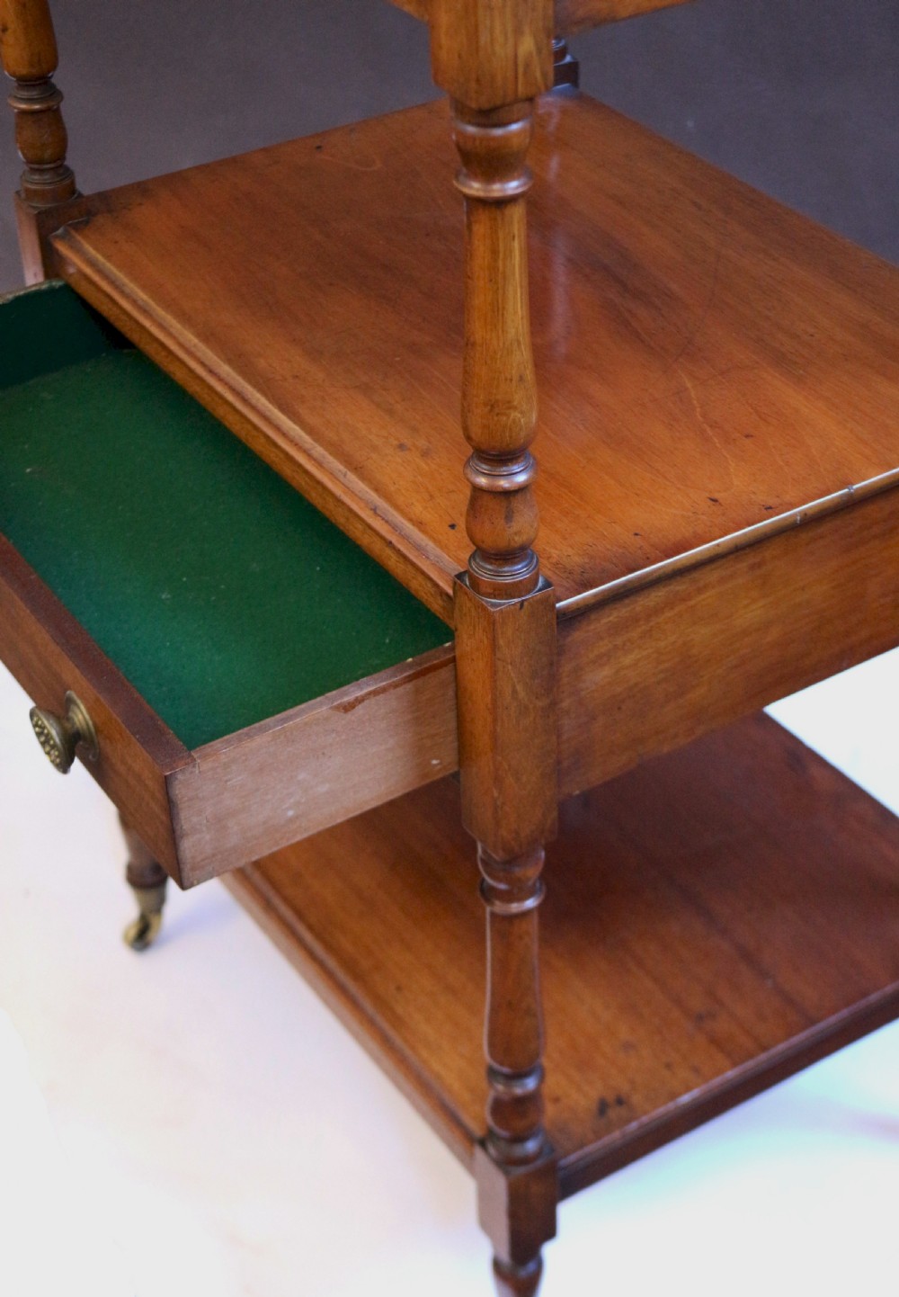 George 1V Mahogany 4 Tier Whatnot View IX