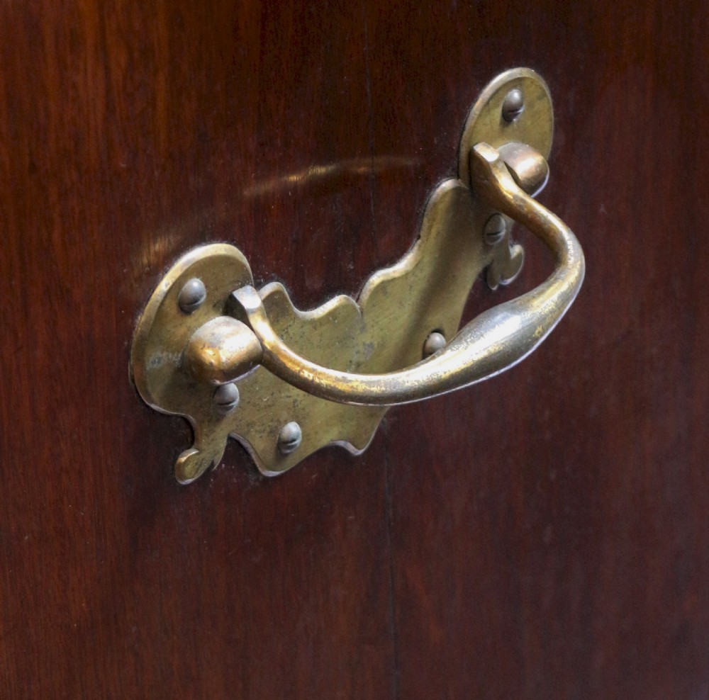 George 111 Mahogany 2 Door Dwarf Cupboard View VIII